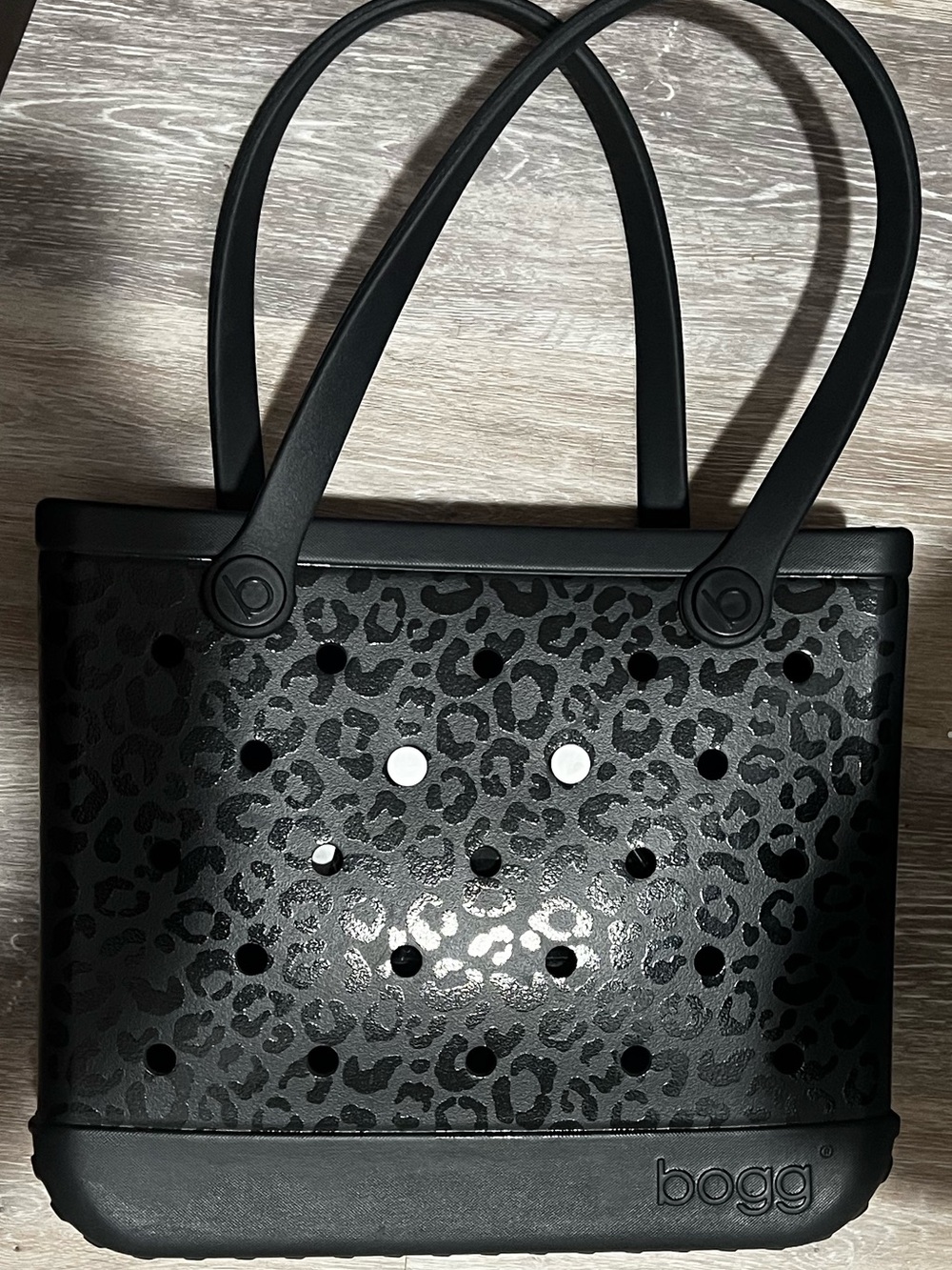 BOGG BABY BAG Black Leopard-Print Tote - Picture 3 of 7